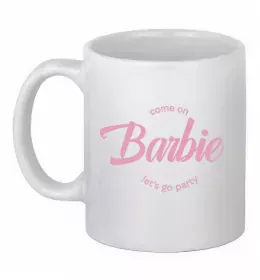 Чашка керамическая Come on Barbie Белый фото