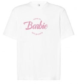 Футболка Оверсайз Barbie lets go party