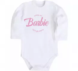 Детский боди Girl Barbie Белый фото