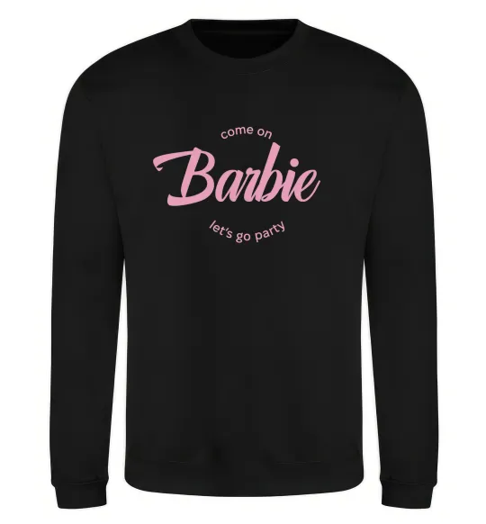 Свитшот Barbie lets go party Черный фото