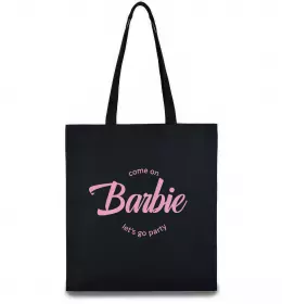 Эко-сумка Барбі бантик Черный фото