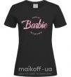 Женская футболка Barbie lets go party Черный фото