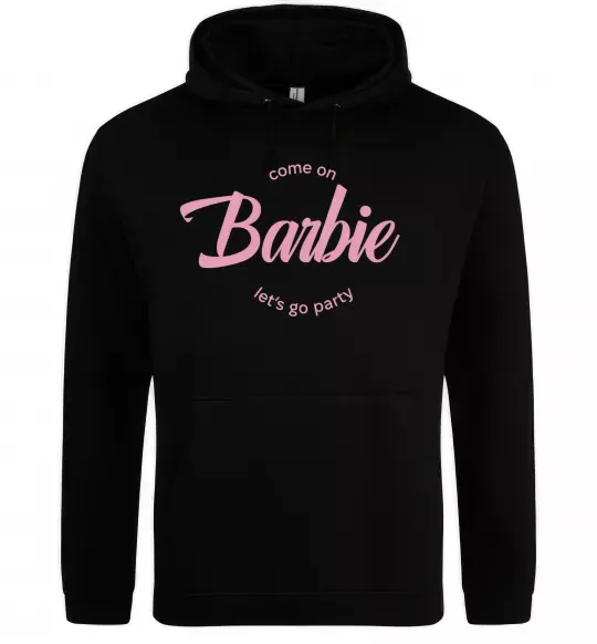 Жіноча толстовка (худі) Barbie lets go party Чорний фото