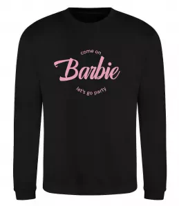 Свитшот Barbie lets go party Черный фото