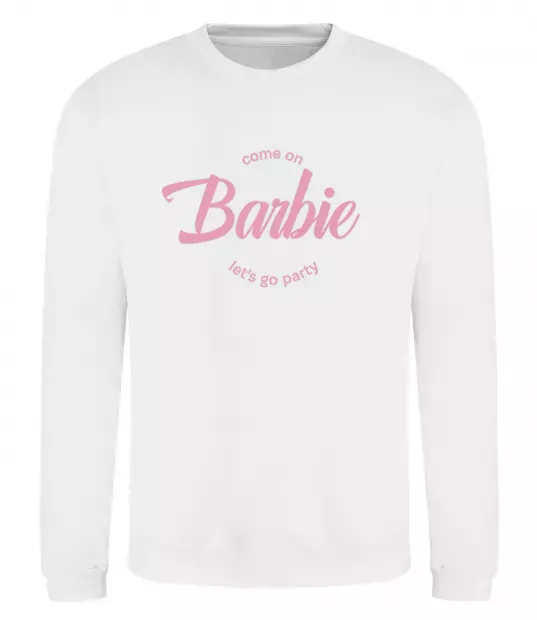 Свитшот Barbie lets go party Белый фото