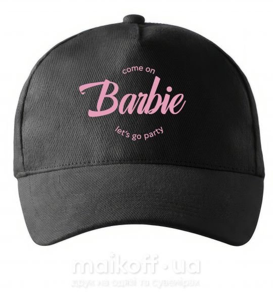 Кепка Barbie lets go party Черный фото