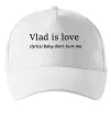 Кепка Vlad is love Білий фото