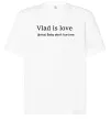 Футболка Оверсайз Vlad is love Білий фото
