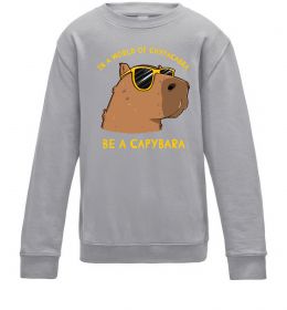 Детский Свитшот Be a capybara