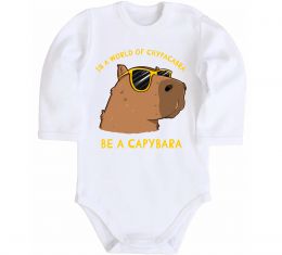 Детский боди Be a capybara