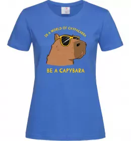 Женская футболка Capybara Potter Черный фото