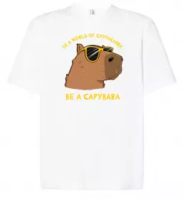 Футболка Оверсайз Capybara Potter Белый фото