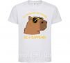 Дитяча футболка Be a capybara Білий фото
