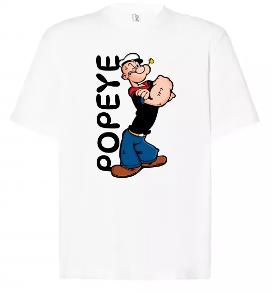 Футболка Оверсайз Папай Белый фото