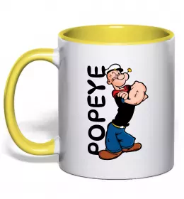 Чашка с цветной ручкой