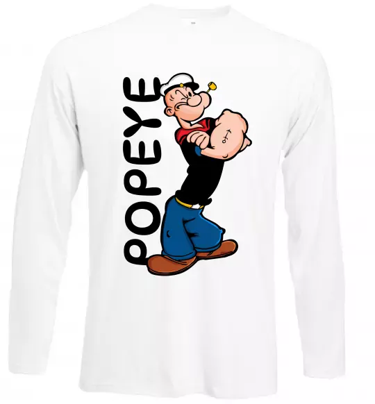 Лонгслів Папай Білий фото