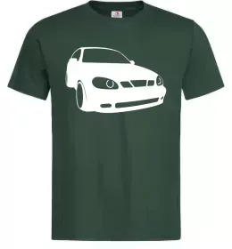 Чоловіча футболка Lanos car, колір - темно-зелений, розмір - M Темно-зелений фото