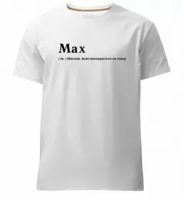 Мужская премиум футболка Максим завжди правий Черный фото