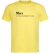 Мужская футболка Max Лимонный фото