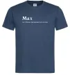 Мужская футболка Max Темно-синий фото