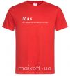 Мужская футболка Max Красный фото
