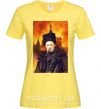 Жіноча футболка Тарас Шевченко кремль палає Лимонний фото