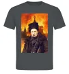 Чоловіча футболка Тарас Шевченко кремль палає Графіт фото