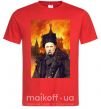 Мужская футболка Тарас Шевченко кремль палає Красный фото