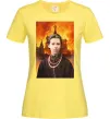 Женская футболка Леся Українка кремль палає Лимонный Женская футболка Леся Українка кремль палає Лимонный фото