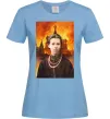 Женская футболка Леся Українка кремль палає Голубой Женская футболка Леся Українка кремль палає Голубой фото