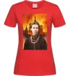 Женская футболка Леся Українка кремль палає Красный Женская футболка Леся Українка кремль палає Красный фото