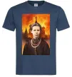 Мужская футболка Леся Українка кремль палає Темно-синий Мужская футболка Леся Українка кремль палає Темно-синий фото