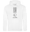 Жіноча толстовка (худі) Ля яке я вже старе Білий Жіноча толстовка (худі) Ля яке я вже старе Білий фото