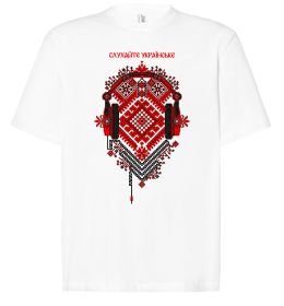 Футболка Оверсайз Слухайте українське