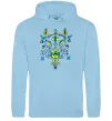 Чоловіча толстовка (худі) Герб мрія про перемогу Блакитний Чоловіча толстовка (худі) Герб мрія про перемогу Блакитний фото