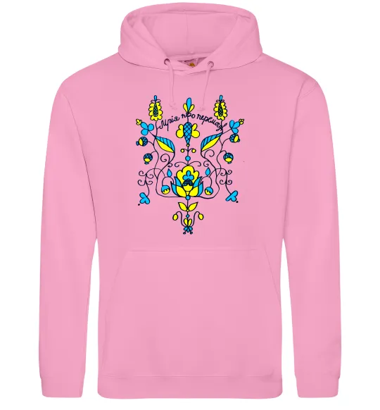 Жіноча толстовка (худі) Герб мрія про перемогу Рожевий фото