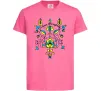 Детская футболка Герб мрія про перемогу Ярко-розовый фото