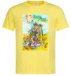 Чоловіча футболка Ми за мир в Україні Лимонний фото