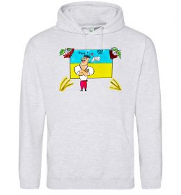 Мужская толстовка (худи) Козак stop war калина