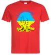 Чоловіча футболка Чекаємо на перемогу Червоний фото