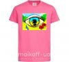 Детская футболка Око Україна Ярко-розовый фото