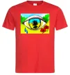 Чоловіча футболка Око Україна Червоний Чоловіча футболка Око Україна Червоний фото