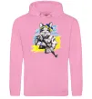 Чоловіча толстовка (худі) Котик ЗСУ Рожевий фото