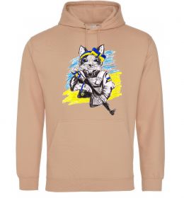 Чоловіча толстовка (худі) Котик ЗСУ