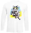 Лонгслив Котик ЗСУ Белый фото