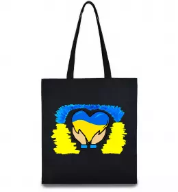 Эко-сумка Дякуємо за захист Черный фото