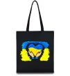 Еко-сумка Серце України Чорний Еко-сумка Серце України Чорний фото