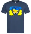 Чоловіча футболка Серце України Темно-синій фото