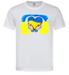 Чоловіча футболка Серце України Білий фото