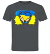 Чоловіча футболка Серце України Графіт фото